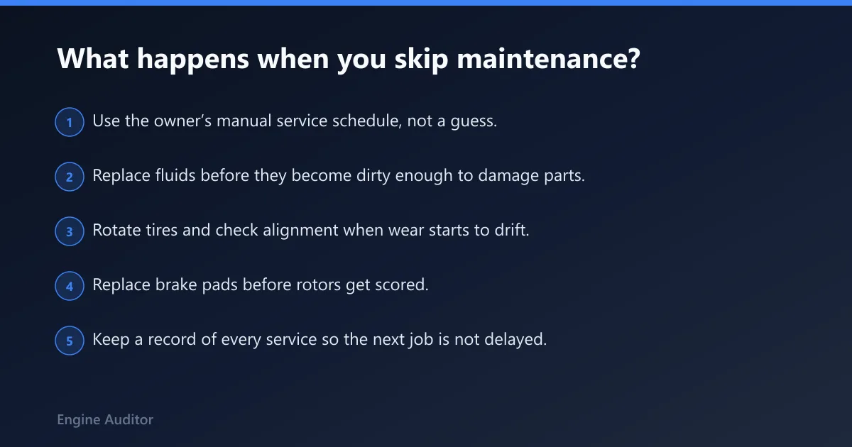 Steps: What happens when you skip maintenance?