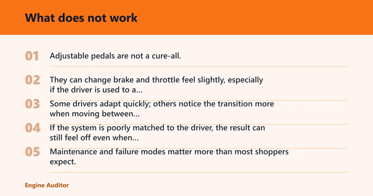 Steps: What does not work