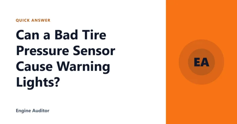 Can a Bad Tire Pressure Sensor Cause Warning Lights?