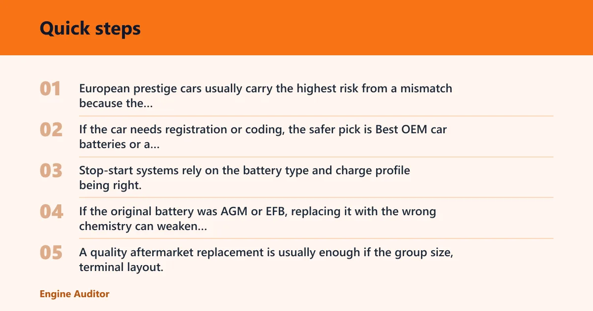 Quick steps: OEM vs Aftermarket Battery Fit Test