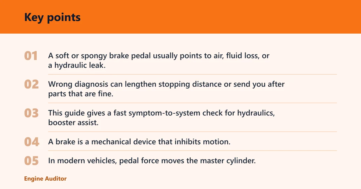 Key points: Brake pedal feel: what changed, and why it matters
