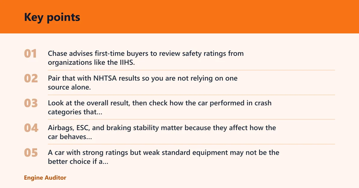 Key points: How do you compare safety and reliability?