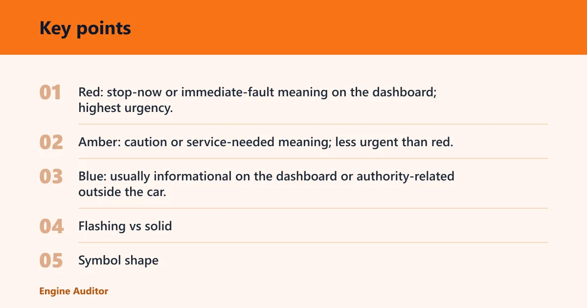 Key points: Car light decision table