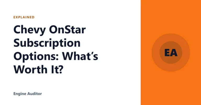 Chevy OnStar Subscription Options: What’s Worth It?