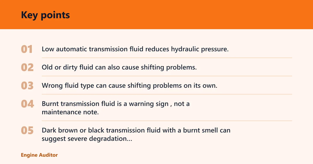 Key points: What causes Chevy transmission slip?