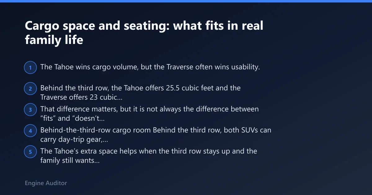 Steps: Cargo space and seating: what fits in real family life