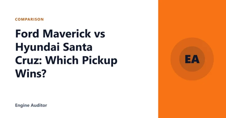 Ford Maverick vs Hyundai Santa Cruz: Which Pickup Wins?