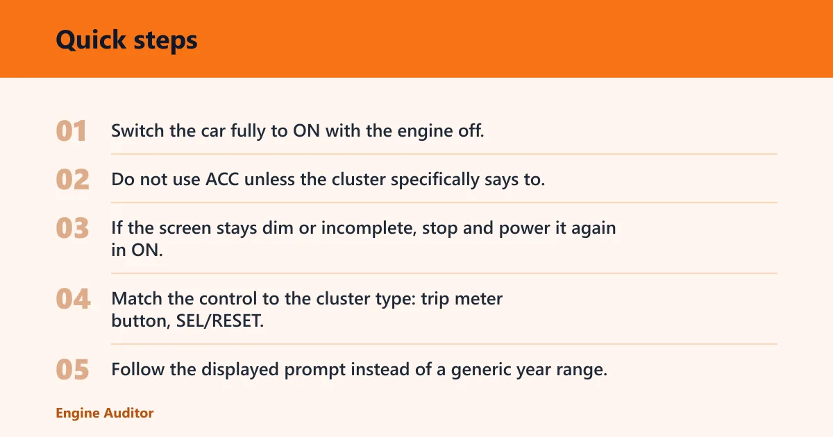 Quick steps: Why won’t my Honda Civic maintenance light reset after service?