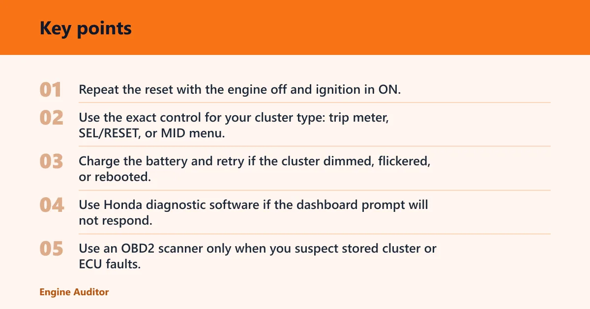Key points: If that didn't work, try this next
