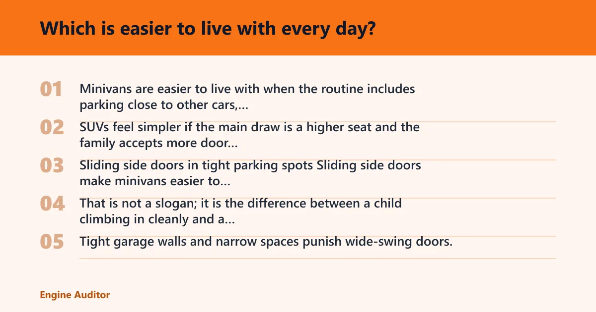 Steps: Which is easier to live with every day?