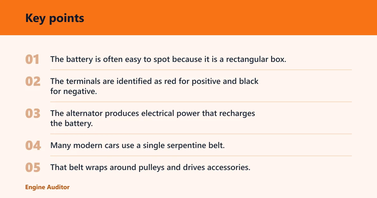 Key points: Which parts should you spot first?