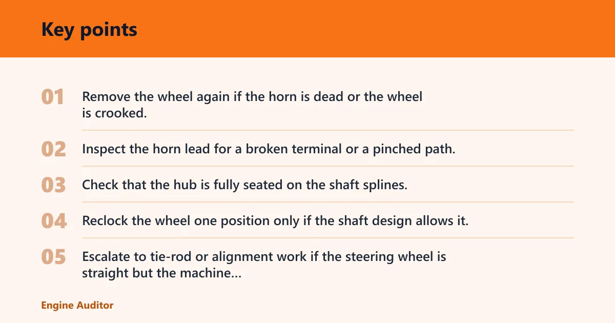 Key points: What can go wrong during the swap?