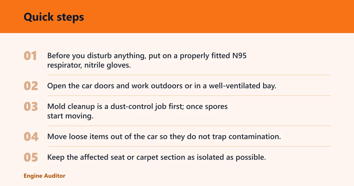 Quick steps: Safety and prep before you clean