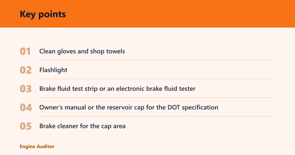 Key points: How can you tell if brake fluid is dirty?