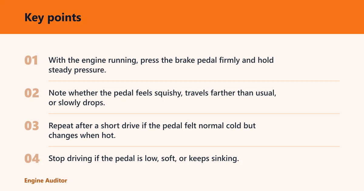Key points: What does the pedal tell you?