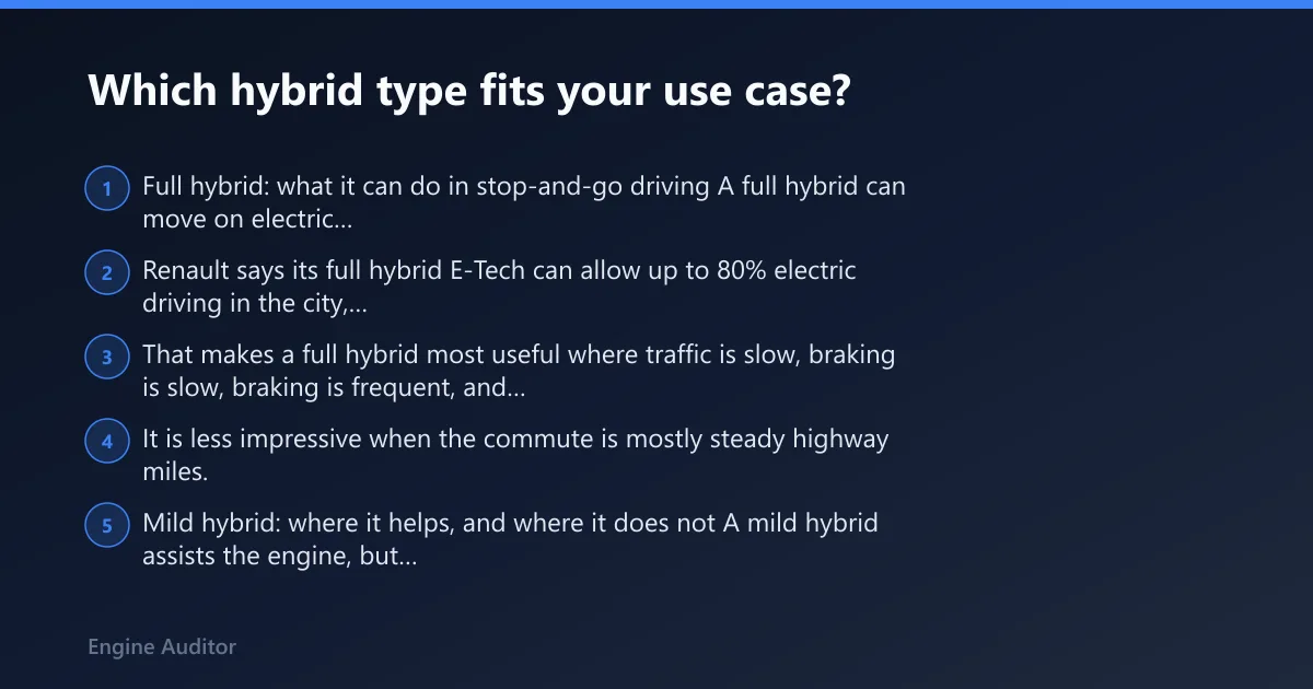 Steps: Which hybrid type fits your use case?