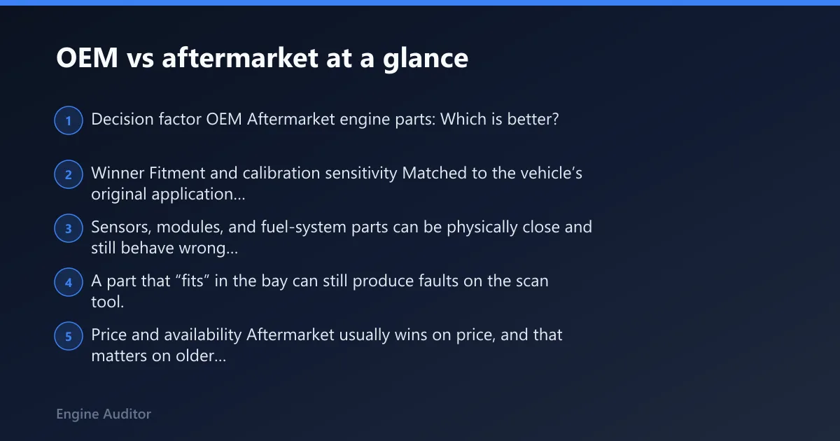 Steps: OEM vs aftermarket at a glance