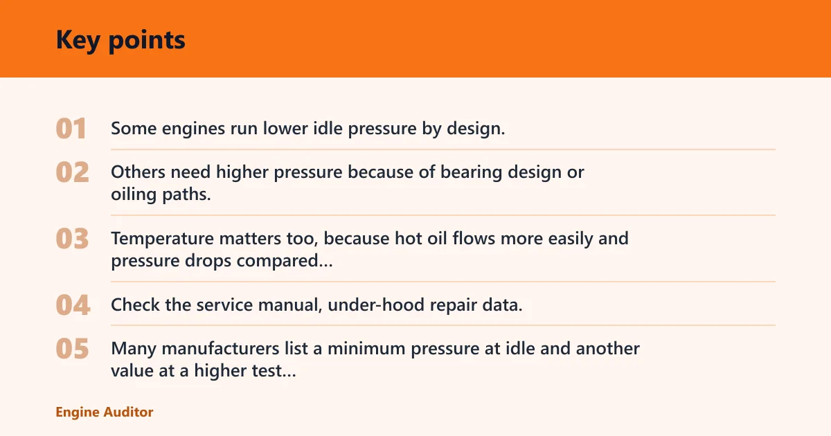 Key points: what should your oil pressure gauge read?