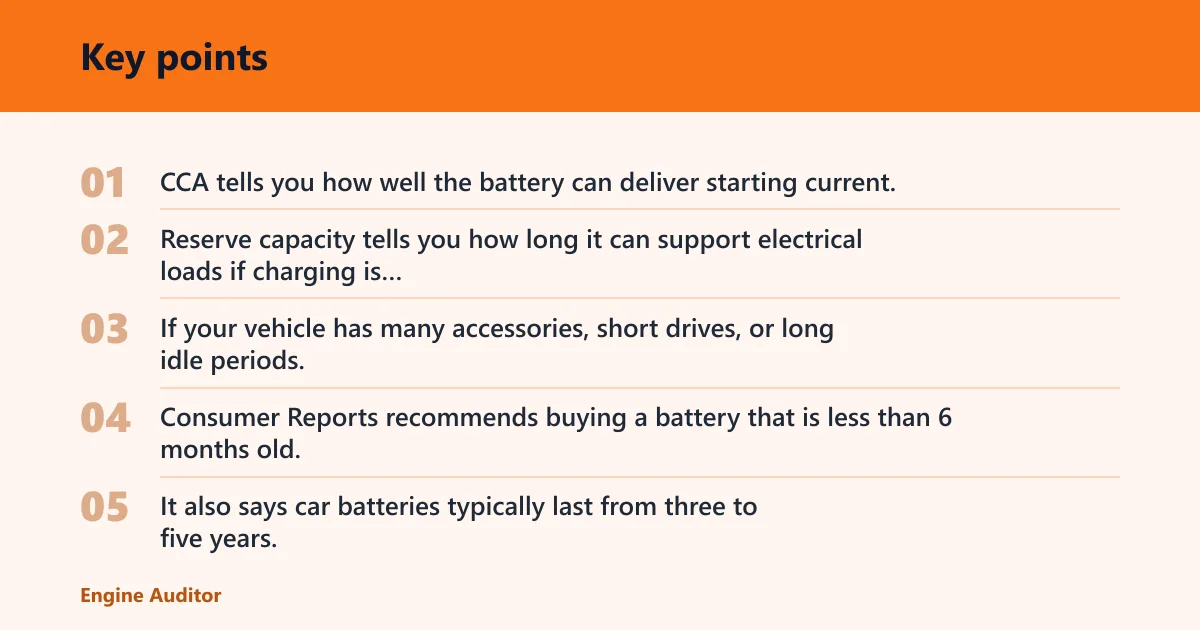 Key points: What matters most in a battery review?