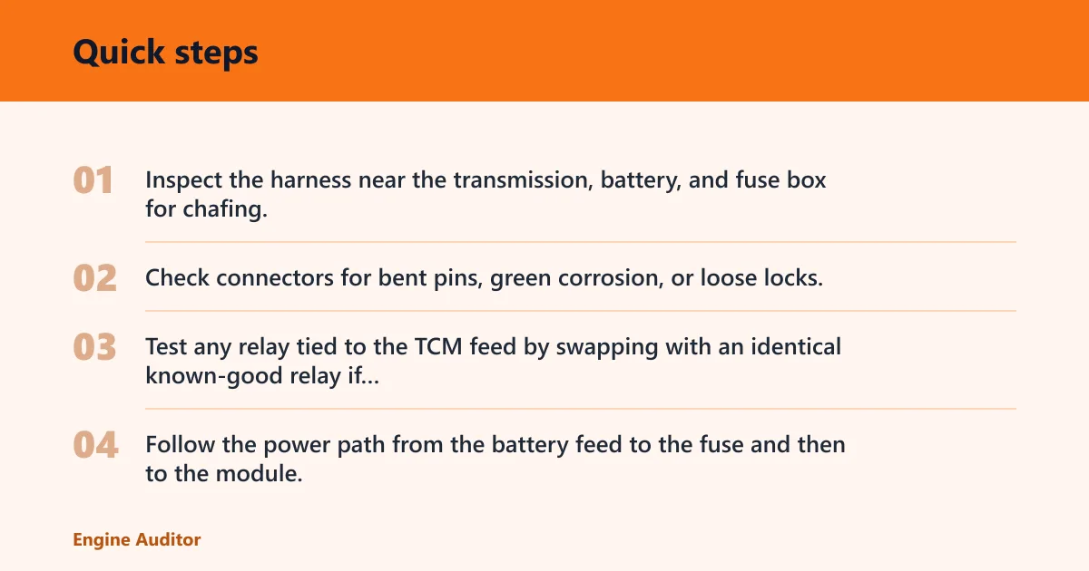 Quick steps: Step 4: Find the cause if it blew