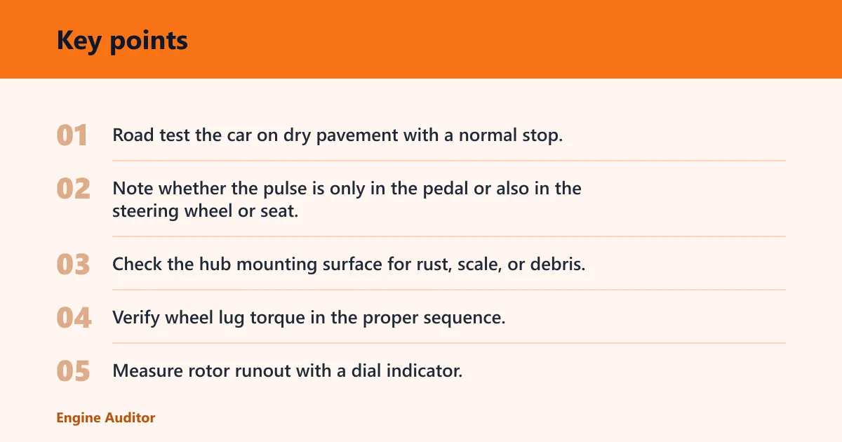 Key points: Can wheel service cause this?