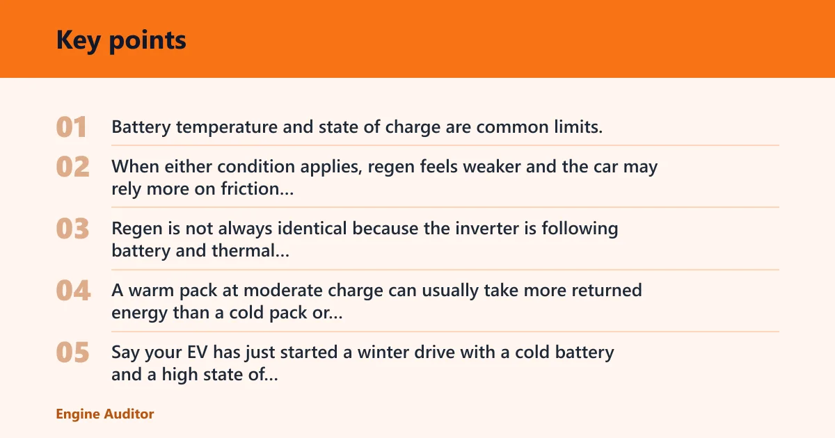 Key points: How regenerative braking uses the inverter
