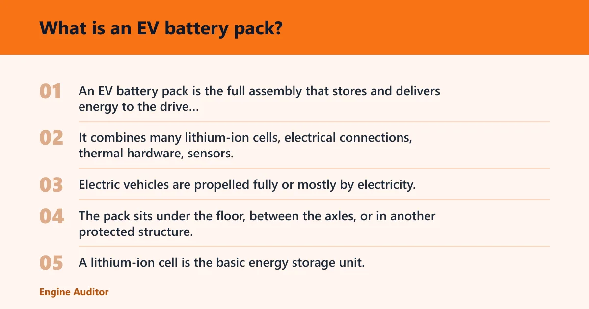 Steps: What is an EV battery pack?