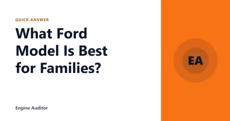 What Ford Model Is Best for Families?
