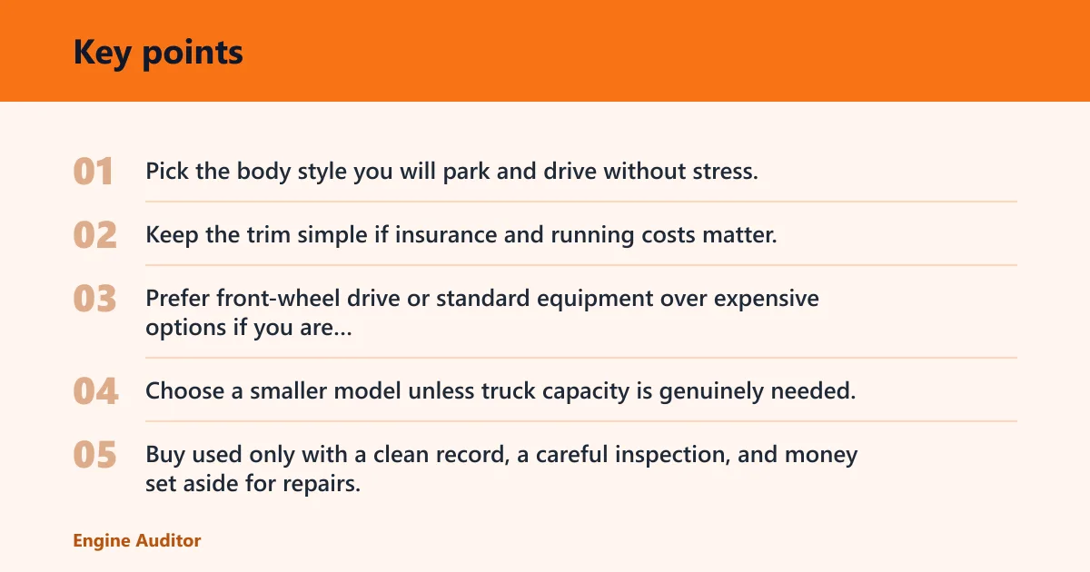 Key points: Should you buy new or used for your first Ford?
