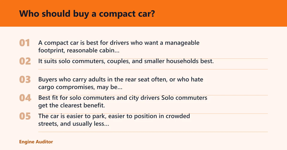 Steps: Who should buy a compact car?