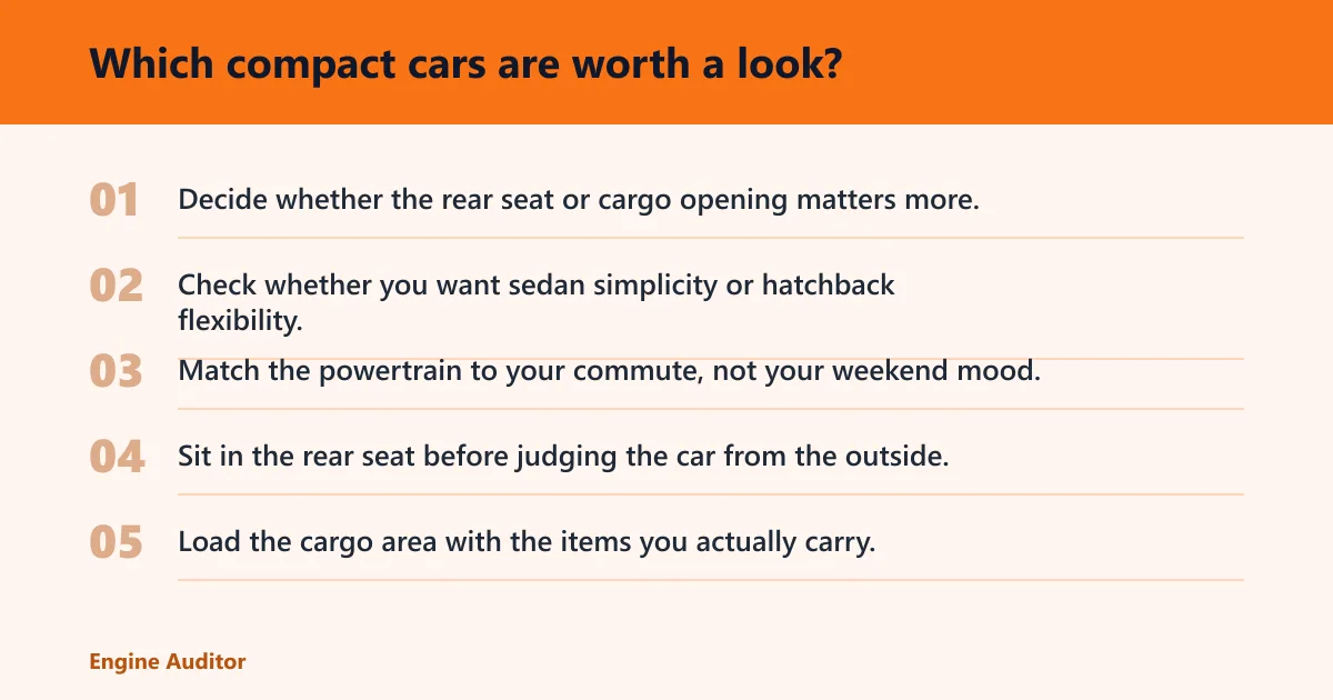 Steps: Which compact cars are worth a look?