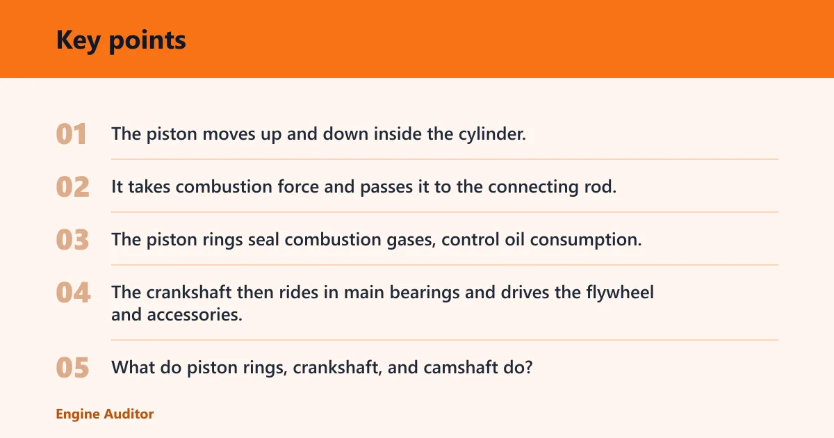 Key points: How do the rotating parts work together?