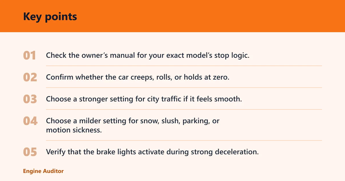 Key points: When should you turn it down or off?