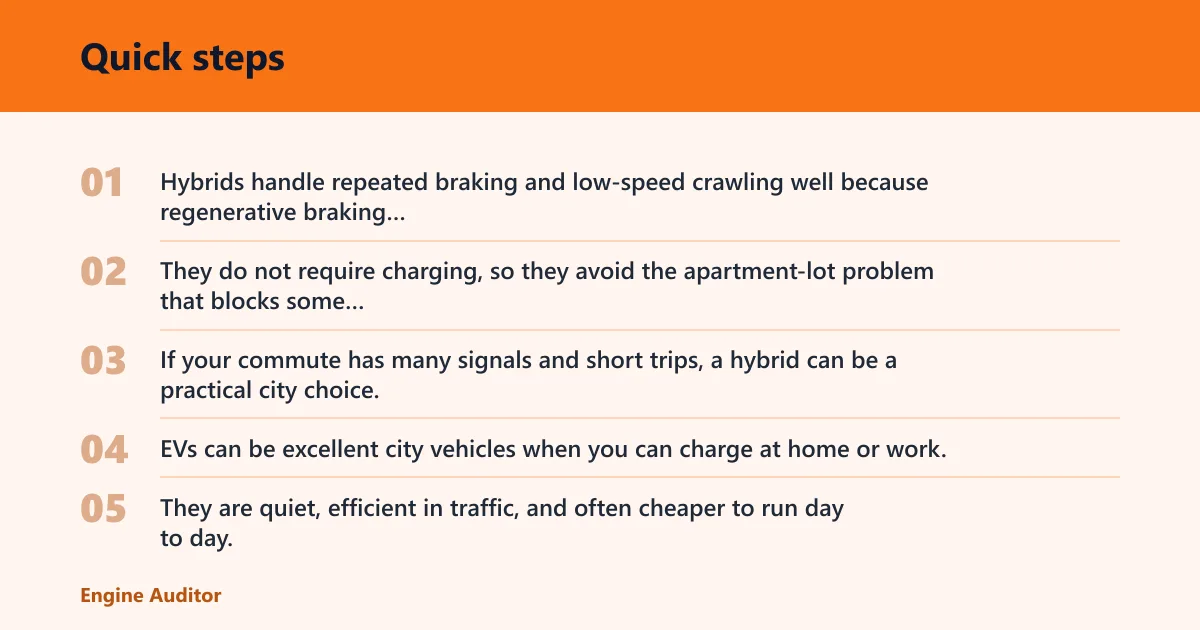 Quick steps: What do hybrids and EVs change?