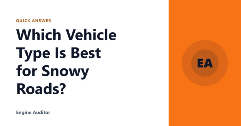 Which Vehicle Type Is Best for Snowy Roads?