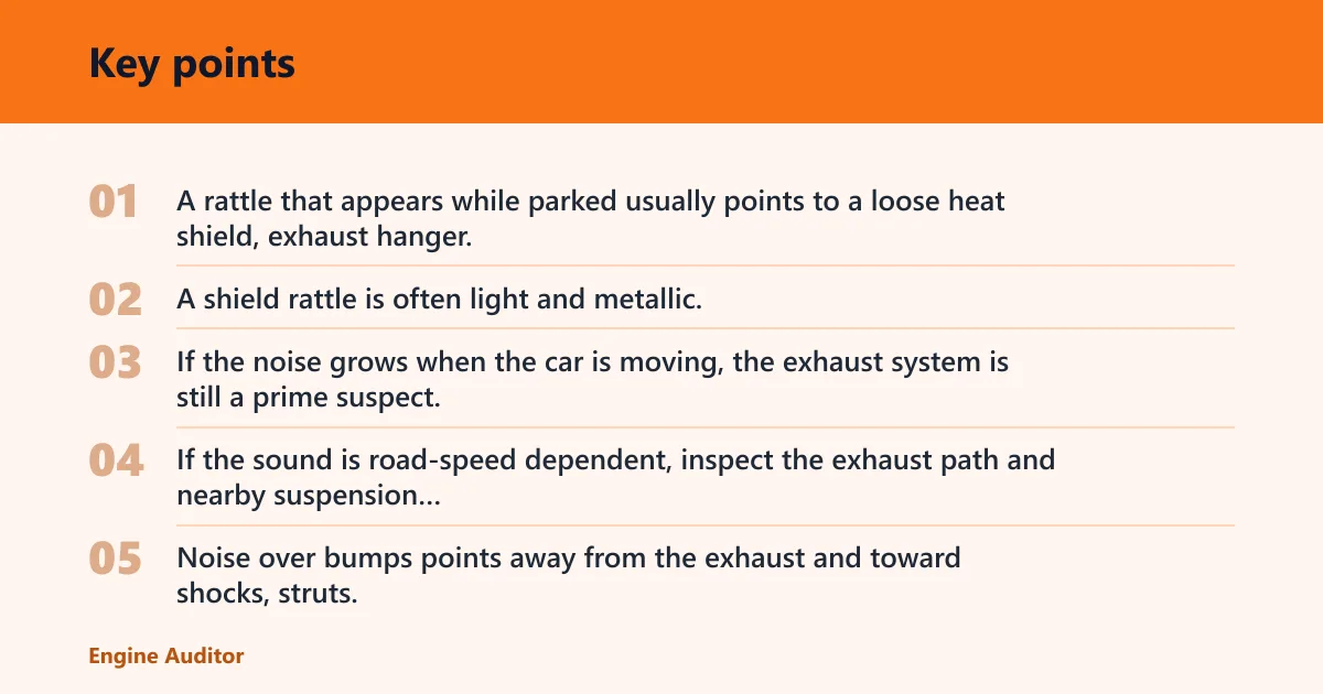 Key points: What does the sound location tell you?