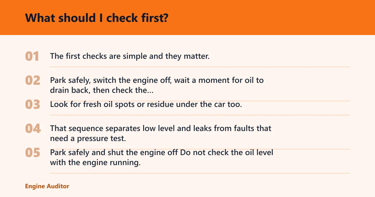 Steps: What should I check first?